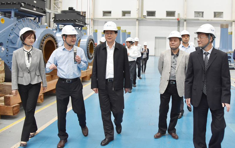 浙江省委副书记、省长车俊一行莅临我司视察