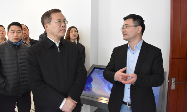 杭州市委常委、余杭区委书记毛溪浩一行莅临我司考察调研